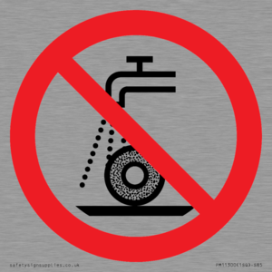 Prohibition: Do not use for wet grinding